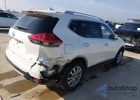 2017 Nissan Rogue Sv z USA, uszkodzony, nr VIN KNMAT2MTXHP529146
